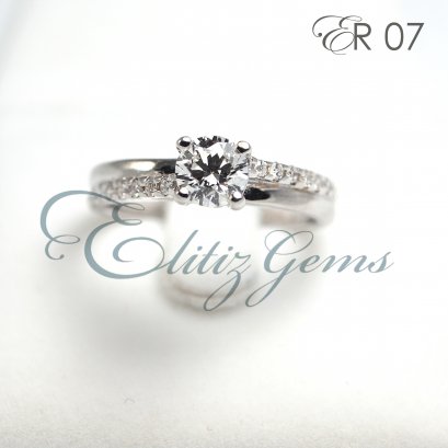 แหวนหมั้นเพชร ER07